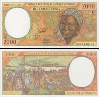 *2000 Frankov Kongo (Central African States) 1993-99 - Kliknutím na obrázok zatvorte -